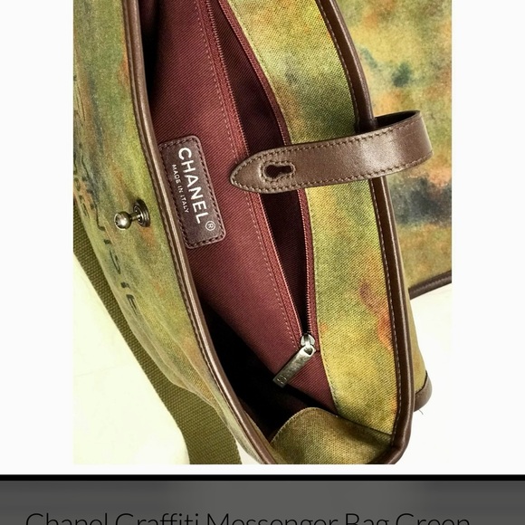 Chanel Limited Edition Multicolor Graffiti Canvas On The Pavements Messenger Bag - Picture 5 of 7